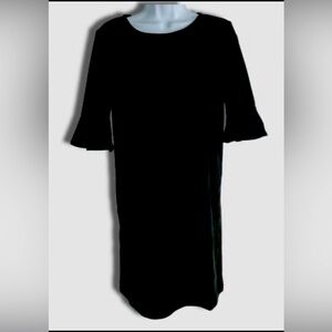 Mossimo Women’s XL Black Dress with Flared Short Sleeves